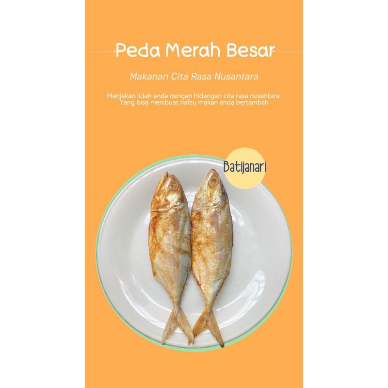 

Ikan Asin Peda Merah Besar Jumbo