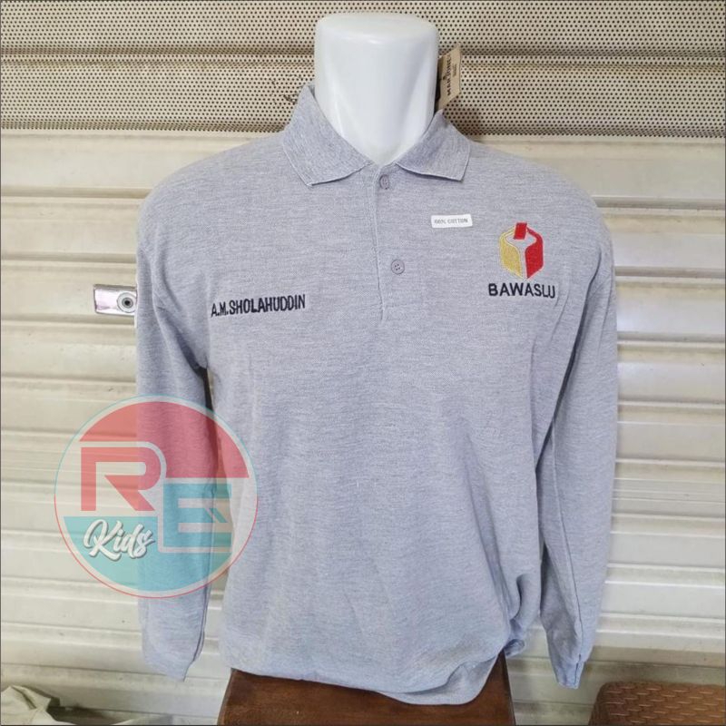 kaos Bawaslu full bordiran