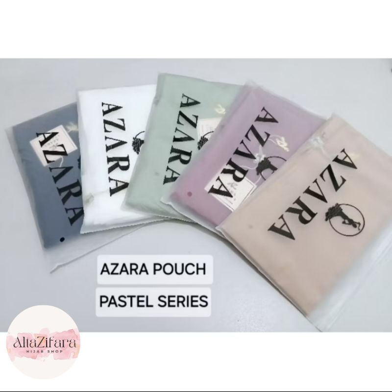 AZARA POLOS (+ POUCH) | Hijab Voal Polos | Azara | Hijab Polos |