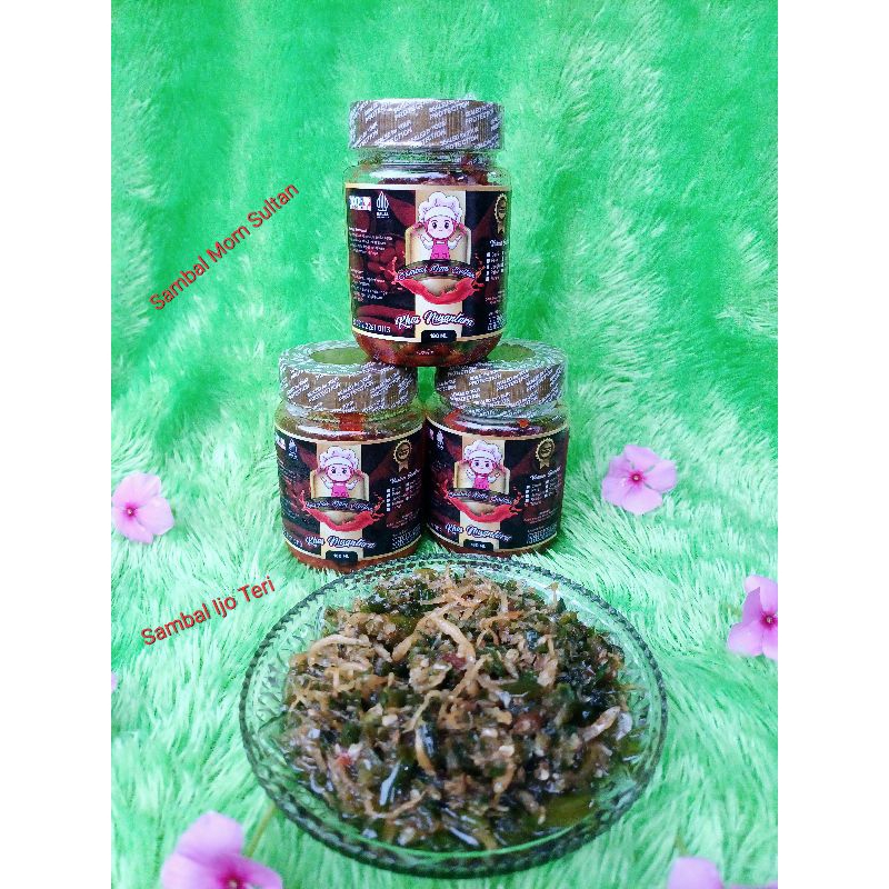 

Sambal Cabe Ijo Teri by Sambal Mom Sultan 180 gr