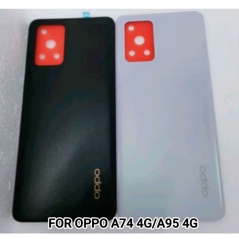 BACKDOOR OPPO A74 4G/A95 4G COVER TUTUP MESIN ORIGINAL