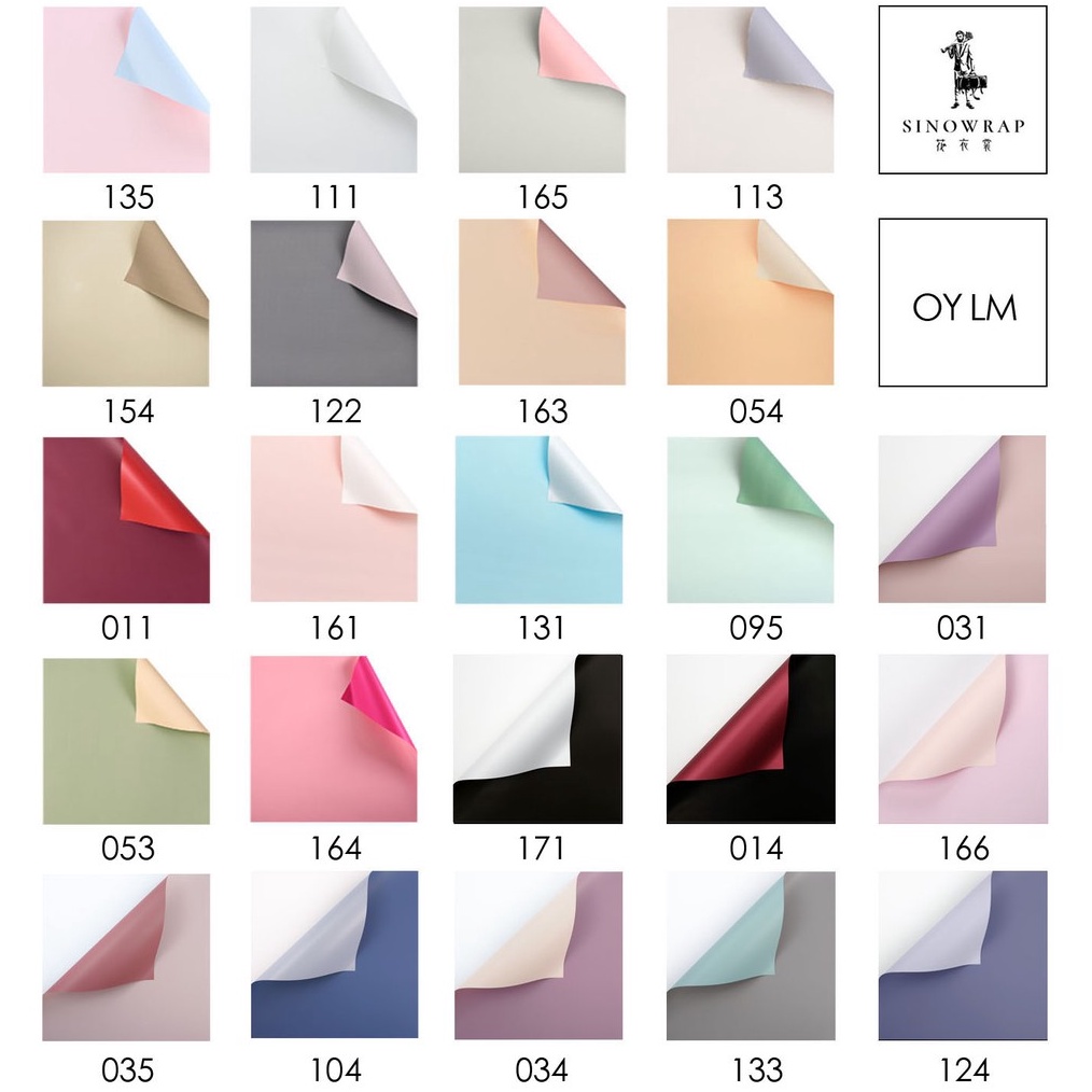 

HAPPY TIME KERTAS BUNGA OY TWO COLOR 1 PACK 2 LBR FLOWER WRAPKERTAS PEMBUNGKUS BUNGA WATERPROOF