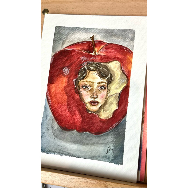 watercolor commission/ jasa gambar cat air