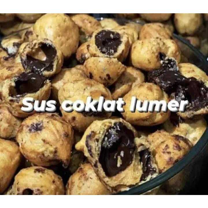 

sus coklat lumer/kue soes/sus coklat lumer isi 1kg 500gr 250gr 100gr