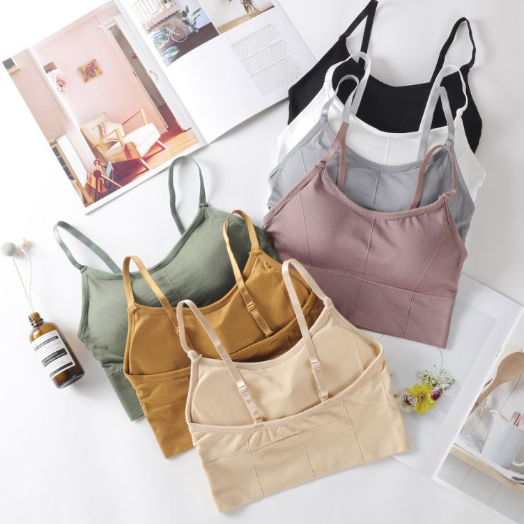 Borong Terkini  Sport Bra BH Olahraga Pakaian Dalam Wanita Bra bh sport gym lari Wanita cod