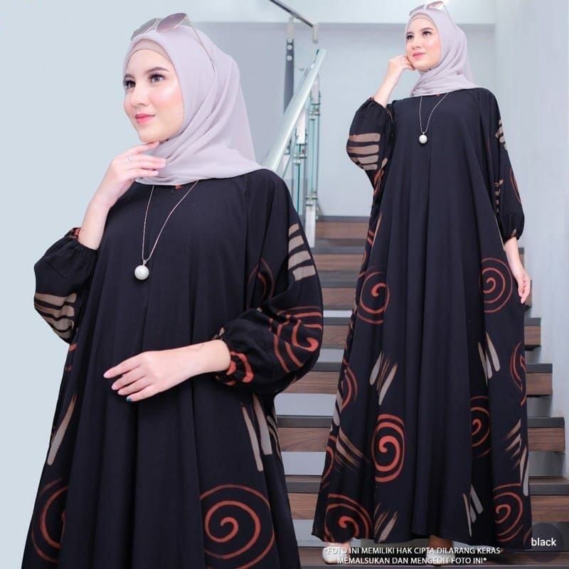 batik ayodha-gamis kaftan Claudia  all size jumbo