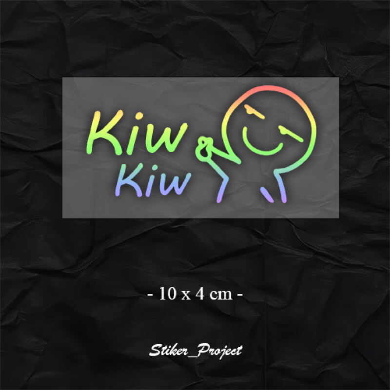 

Sticker cutting kiwkiw saranghe lucu