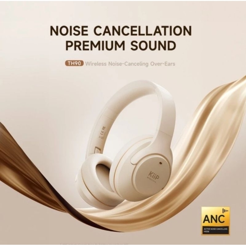 Kiip Wireless TH90 ANC Wireless Bluetooth Over Ear Headphone