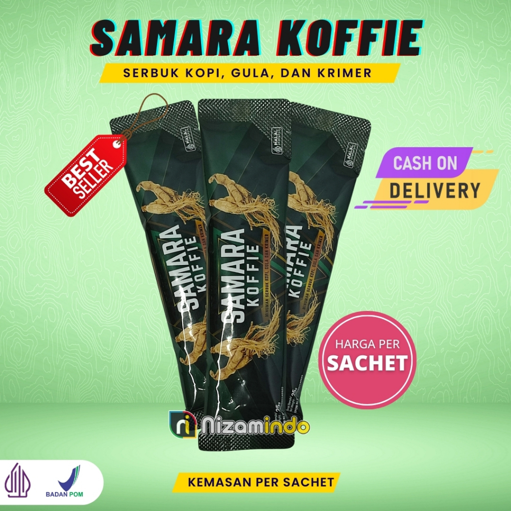 

Kopi Samara Minuman Serbuk Gula Krimer / Samara Koffie kemasan Sachet