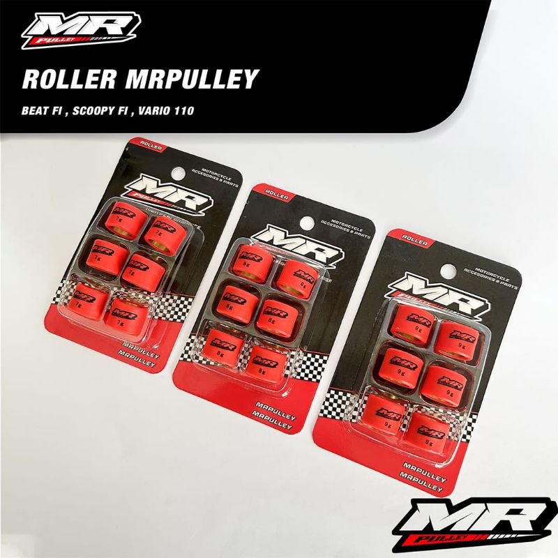ROLLER Mr pulley VARIO KARBU BEAT FI SCOOPY FI  7 GRAM 8 GRAM 9 GRAM