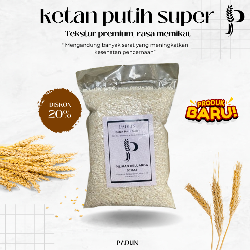 

Beras Ketan Super 1 Liter - Kualitas Premium untuk Aneka Hidangan