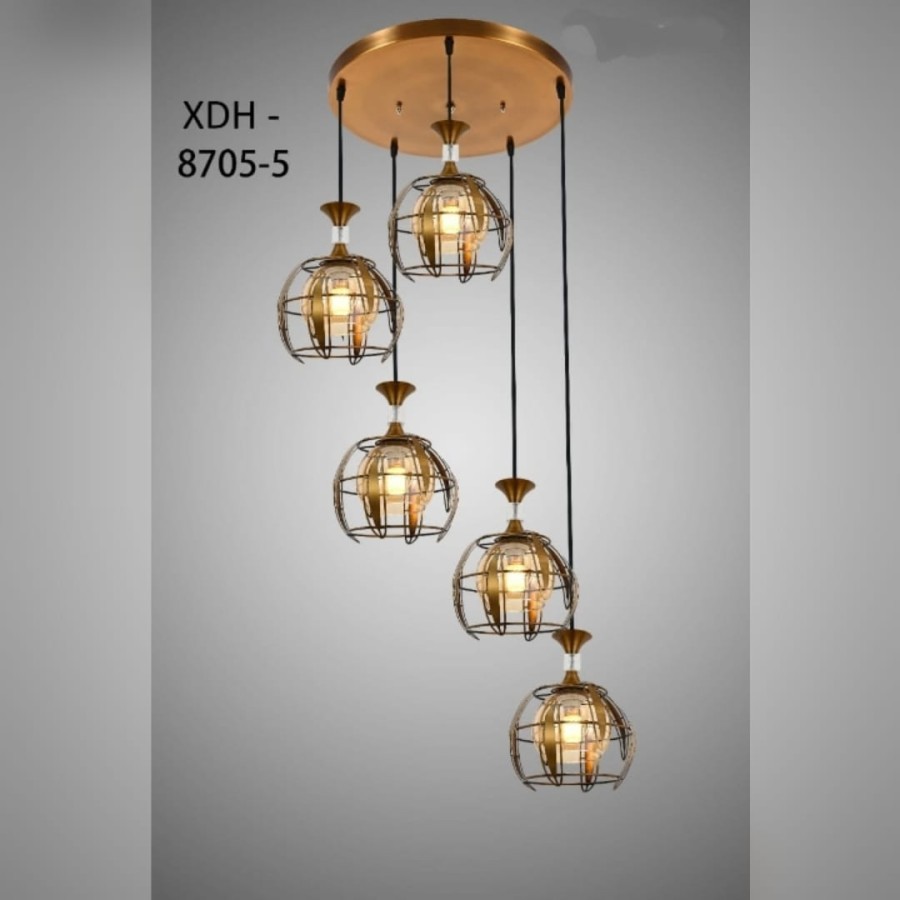 SL8705-5 LAMPU GANTUNG HIAS VOID TANGGA MINIMALIS PENDANT LAMP