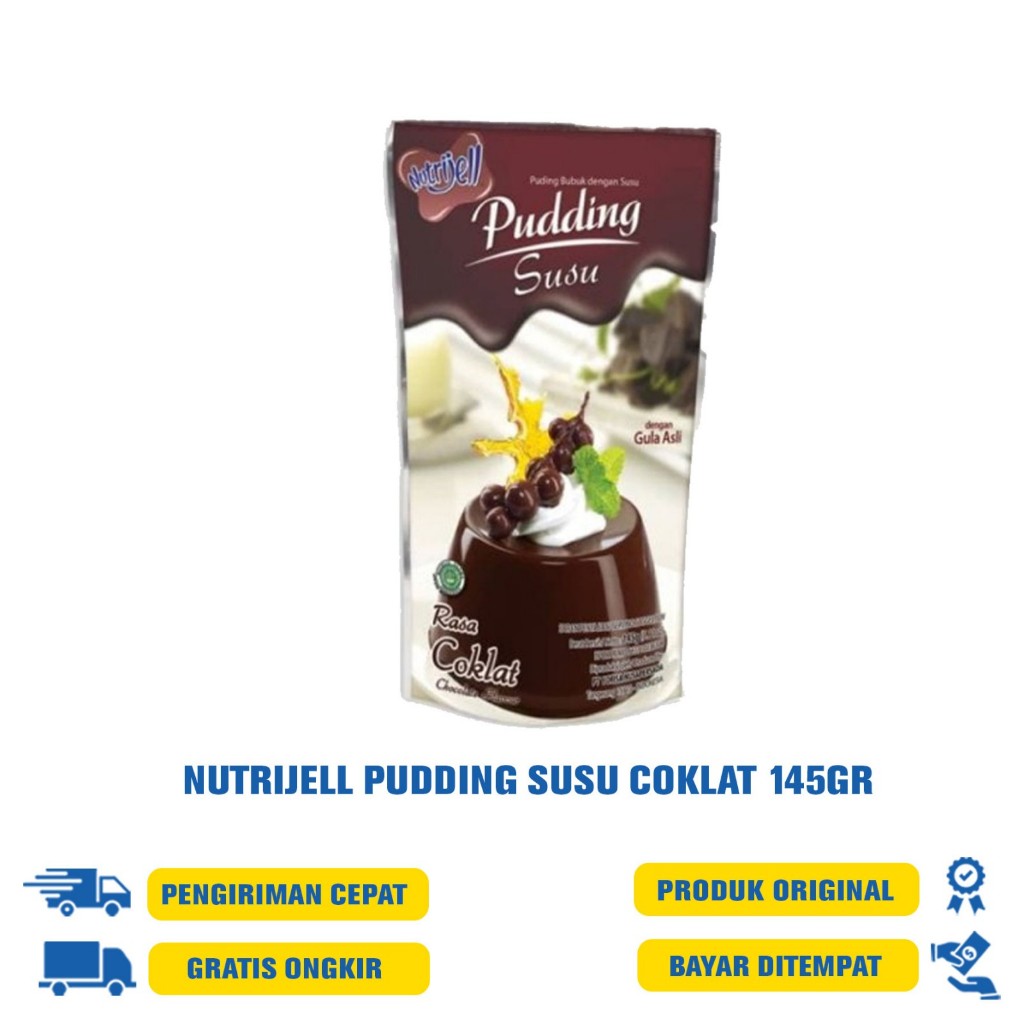 

NUTRIJELL Pudding Susu 120/130/145gr - MANGGA/BELGIAN.C/STRAWBERRY/SUSU VANILA/MELON/COKLAT/KARAMEL