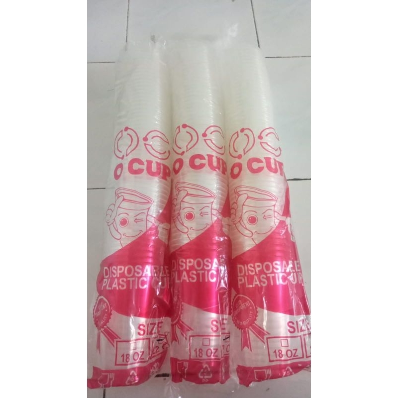 Cup es teh jumbo size 22oz ocup tebal ,besar
