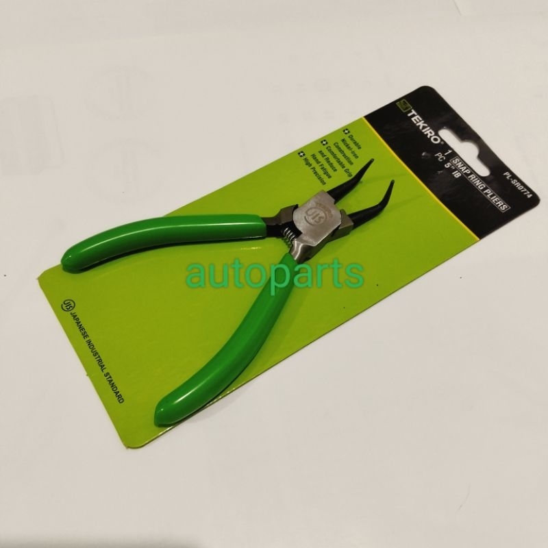 TEKIRO Tang Spi Tang Pembuka Ring Ukuran 5 Inch Konfigurasi Tutup TEKIRO Snap Ring Pliers IB