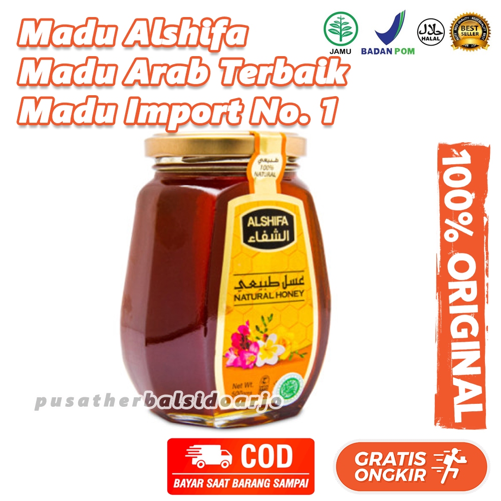 

Madu Import Arab Saudi Madu Alshifa 500 gram / Al Shifa Natural Honey
