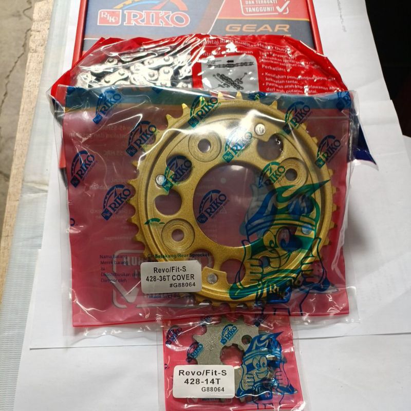 GEAR PAKET HONDA REVO/FIT-S RIKO