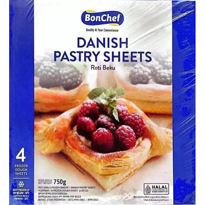 Danish Pastry Sheet Bonchef 750gr (KHUSUS INSTANT COURIER)