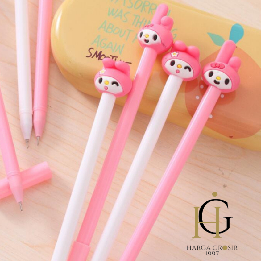 

PULPEN 1PCS GEL KEPALA MELODY PENA CUTE IMUT KADO UNIK KOREA AESTHETIC COD