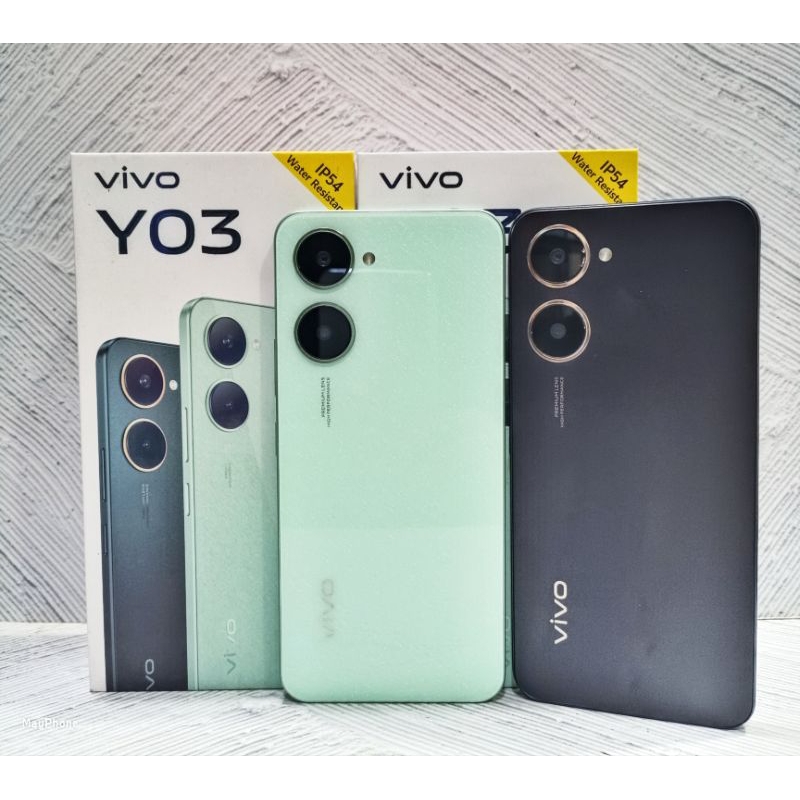Vivo Y03 4/64 GB Handphone Second Bekas Fullset