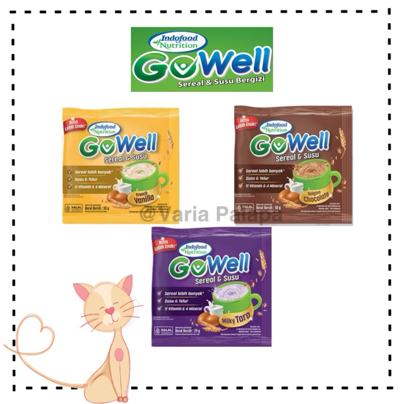 

Gowell Sereal Susu isi 10pcs || Susu Sereal || Gowell