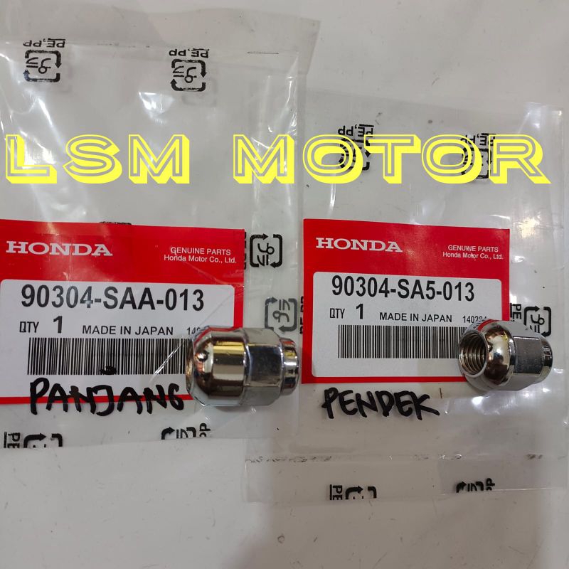 mur roda baut roda Honda uni jazz Mobilio Brio city Freed Civic asli