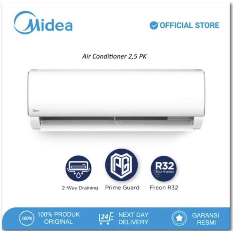 AC Midea MSAF24CRN2 / AC Midea 2.5PK MSAF 24CRN2