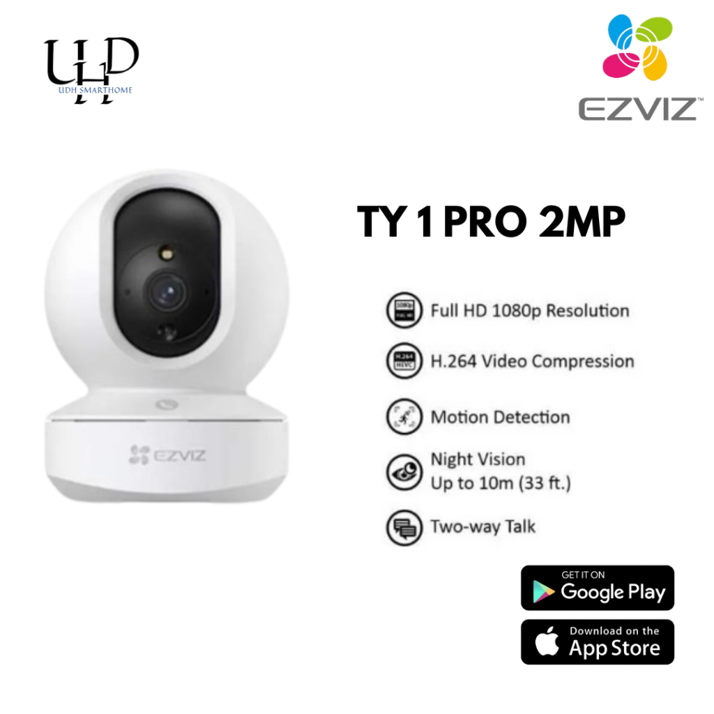 CAMERA CCTV EZVIZ TY1 PRO 2MP INDOOR