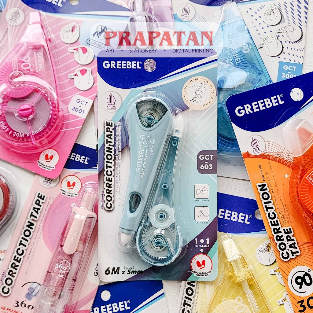 

Greebel Correction Tape | Tip Ex Kertas