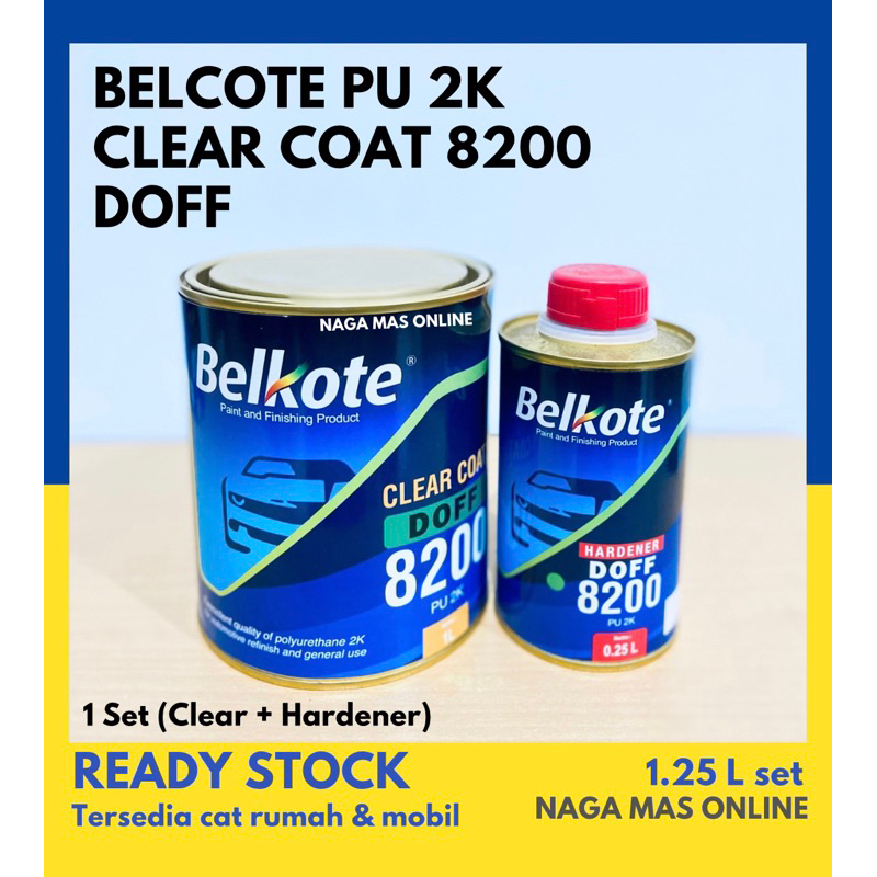 BELKOTE PU 2K CLEAR DOFF 8200 (1.25L) / BELKOTE CLEAR DOFF / BELKOTE 8200