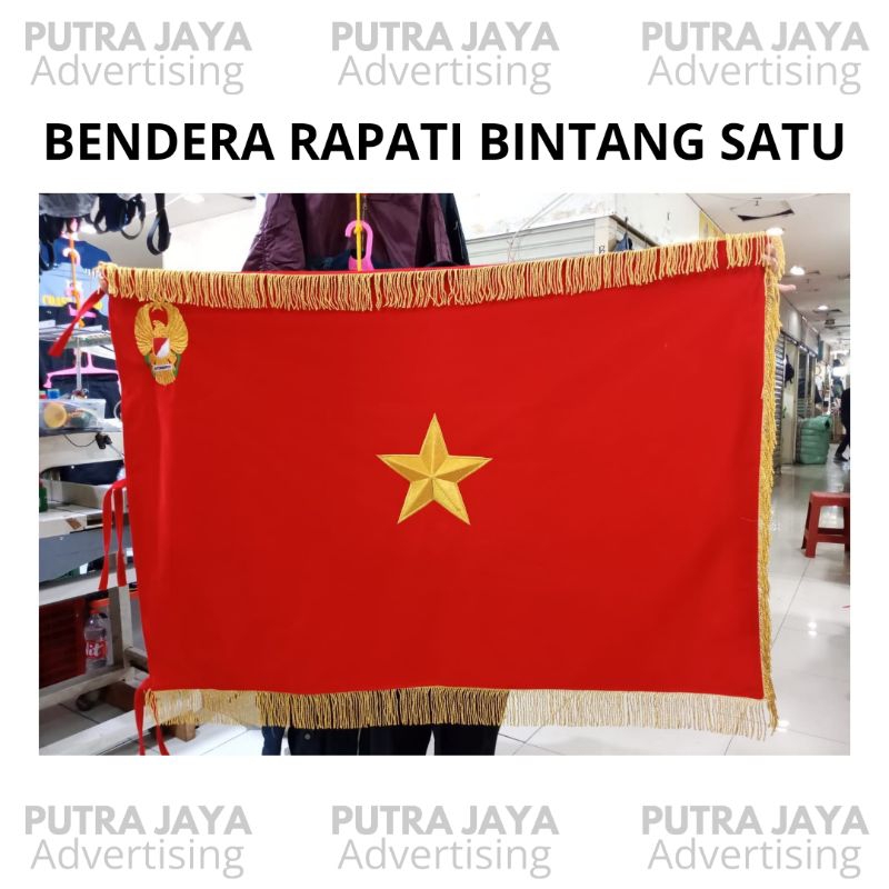Bendera Rapati Bintang Satu TNI AD