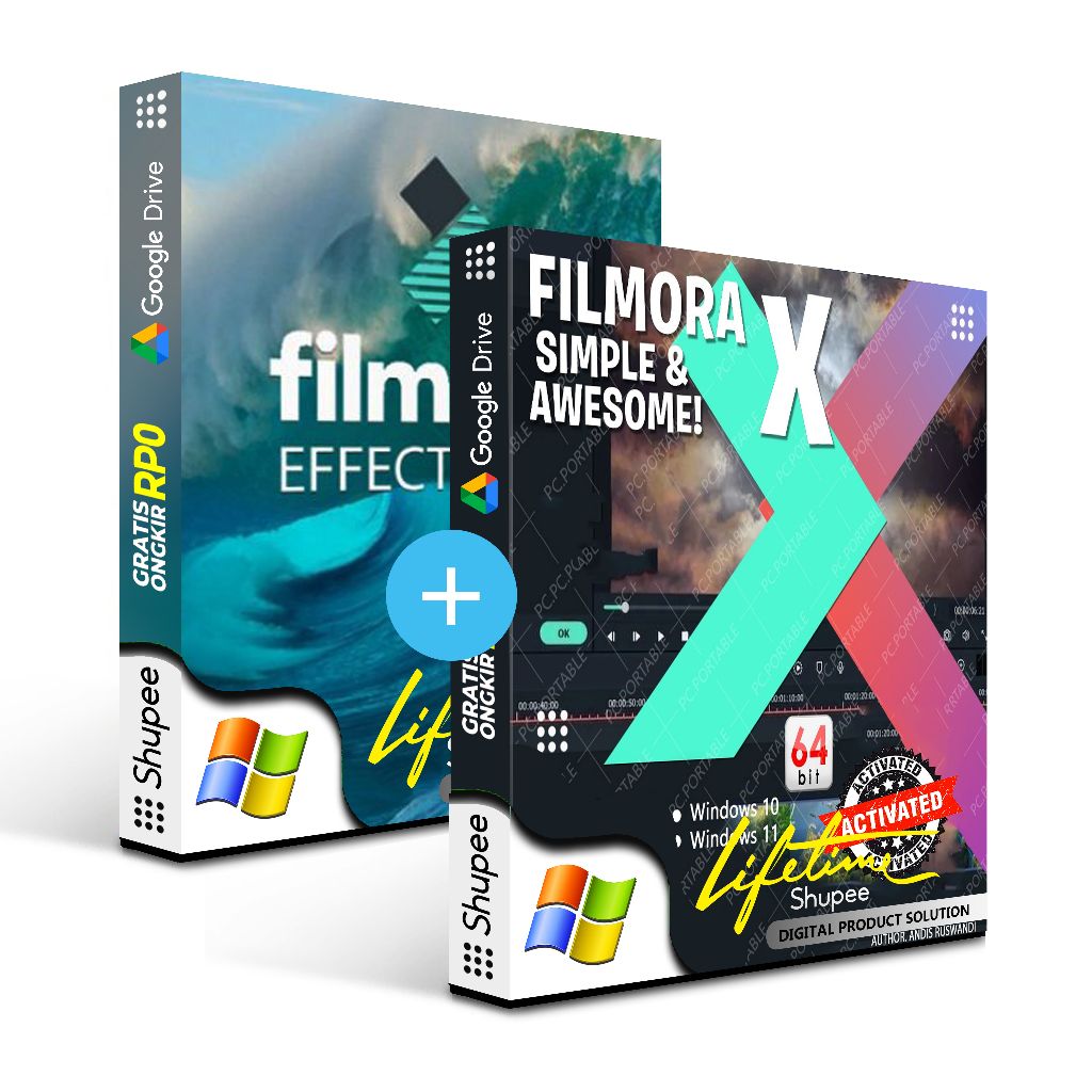 Filmora 10 + Filmora Effect Pack Full Version