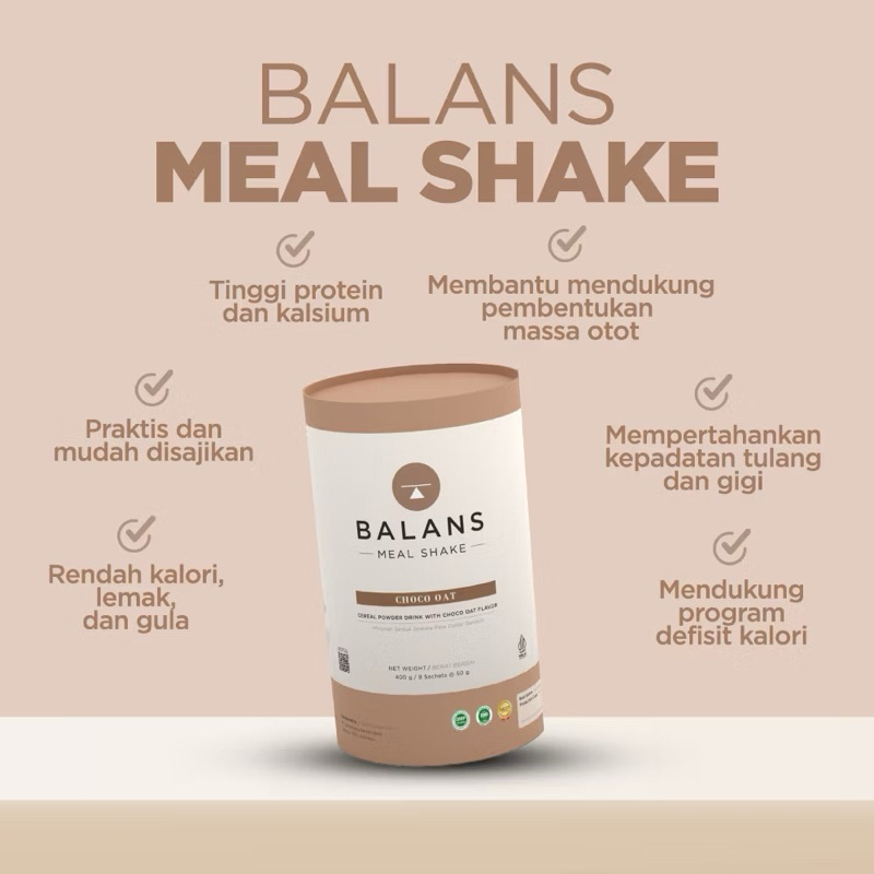 BALANS MEAL SHAKE JUAL RUGI BELI LEBIH