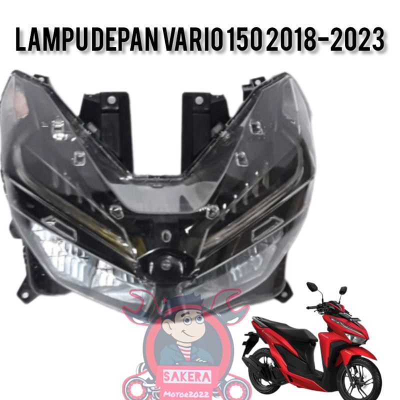 reflektor Vario 125/150 LED new 2018-2024/lampu depan Vario 125/150 LED new