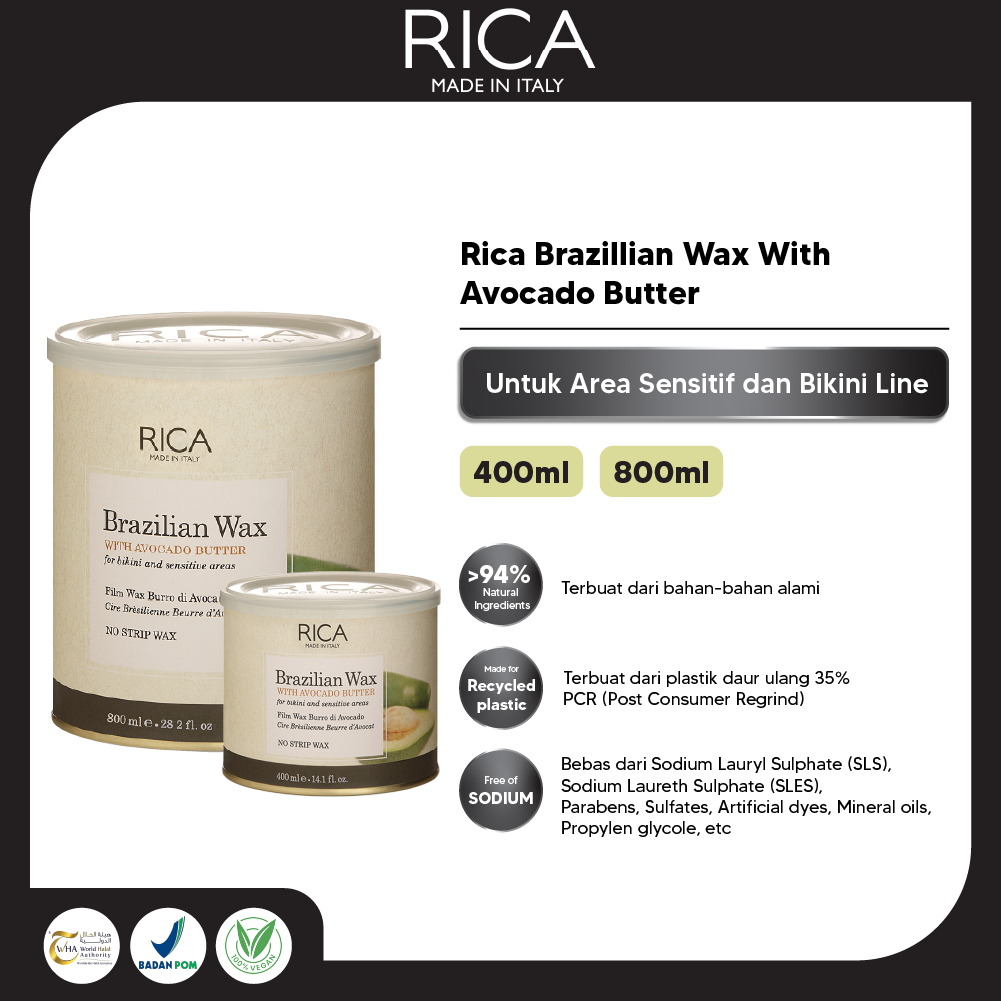 Rica - Brazillian Wax With Avocado Butter