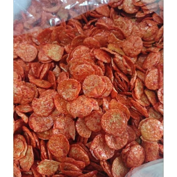 

Cemilan Opak Balado Kemasan 500gram