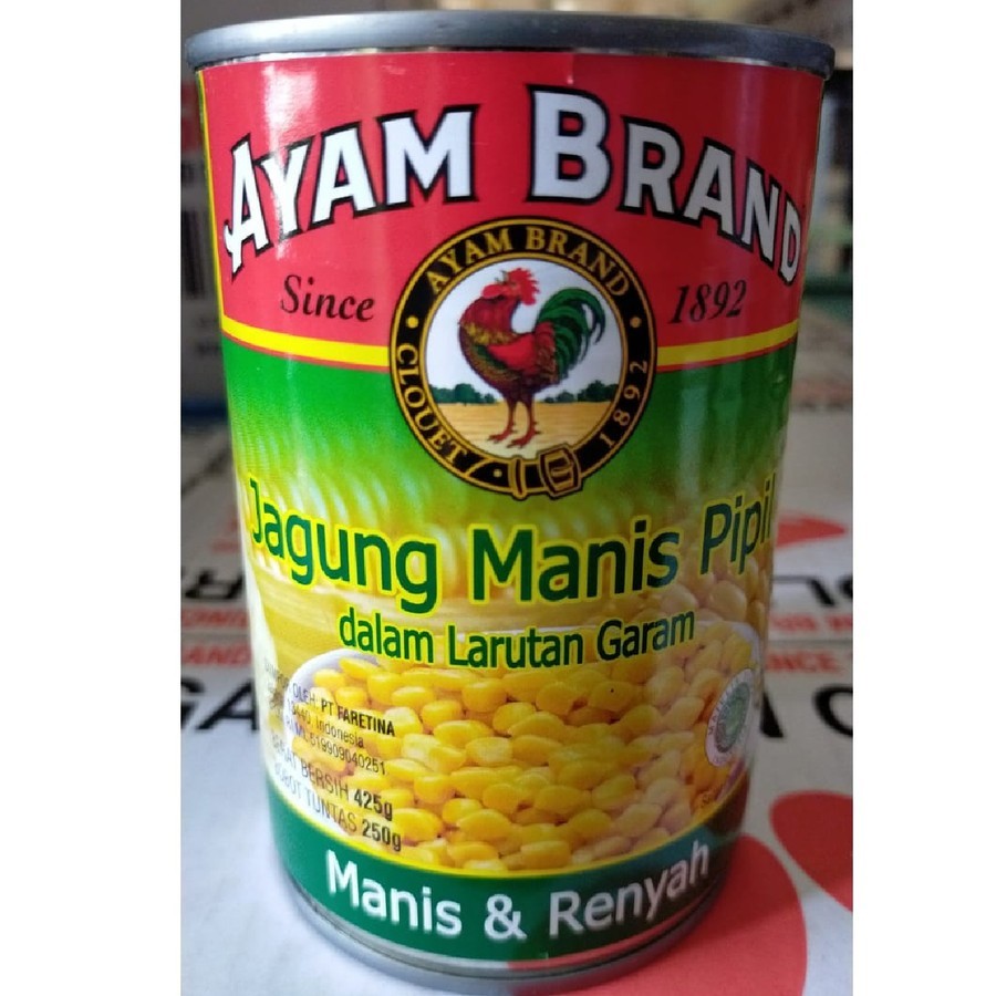 

AYAM BRAND Jagung Manis Pipil dalam Larutan Garam