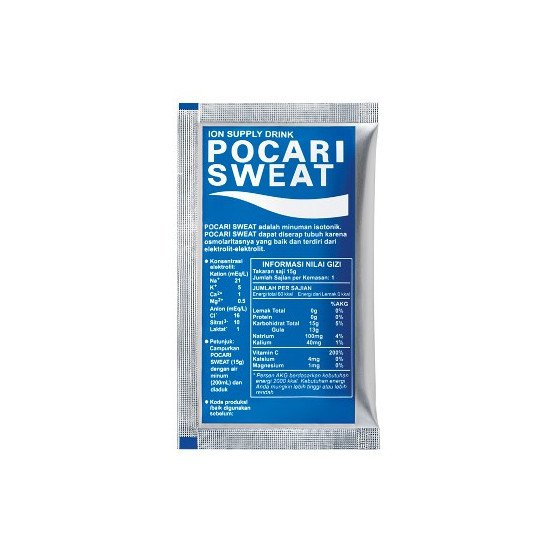 

POCARI SWEAT SACHET 13 gr - (5 Pcs) 1 BOX