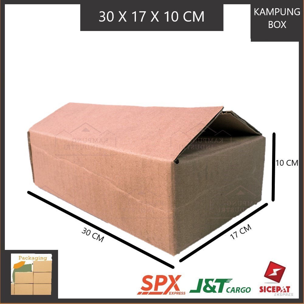 

KARDUS PACKING SINGGLE WALL UKURAN P30xL17xT10