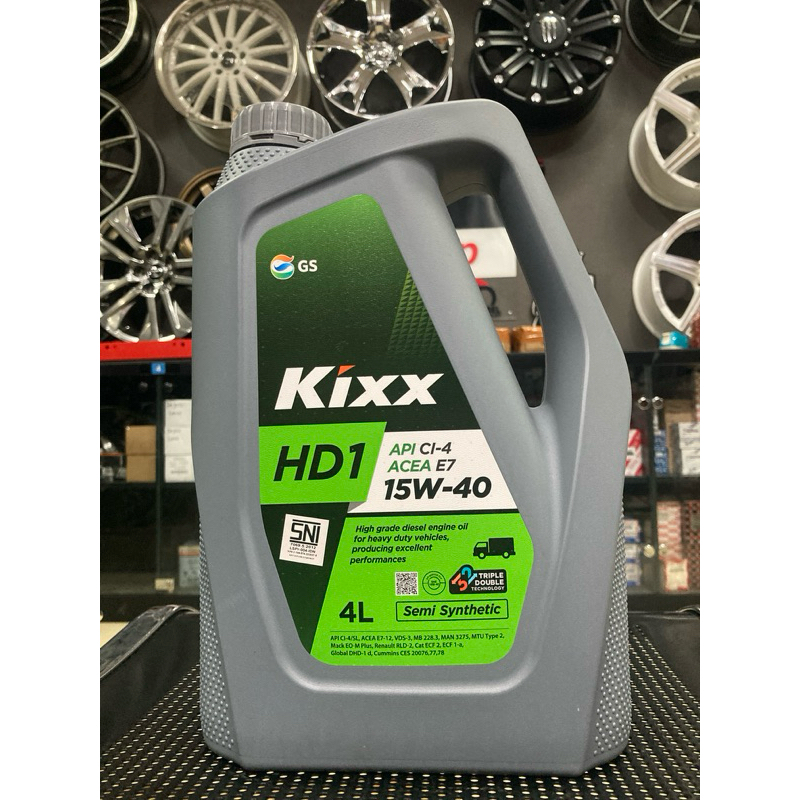 GS KIXX HD1 SAE 15W-40 GALON