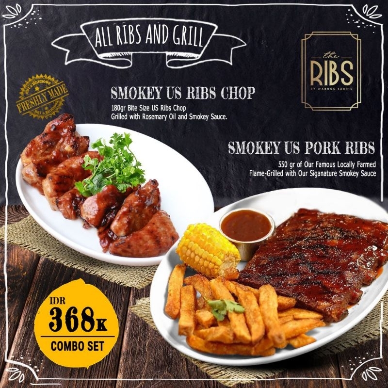 

Pork Ribs Iga Babi Combo Set C - RTE