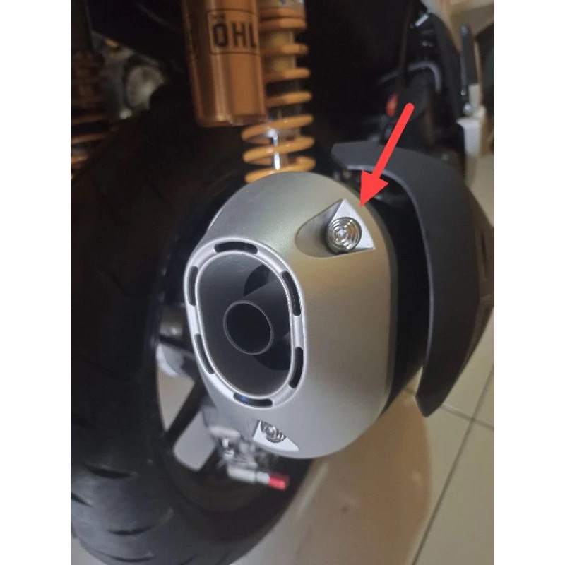 baut moncong kenalpot pcx 150/160 original thailand isi 3pcs