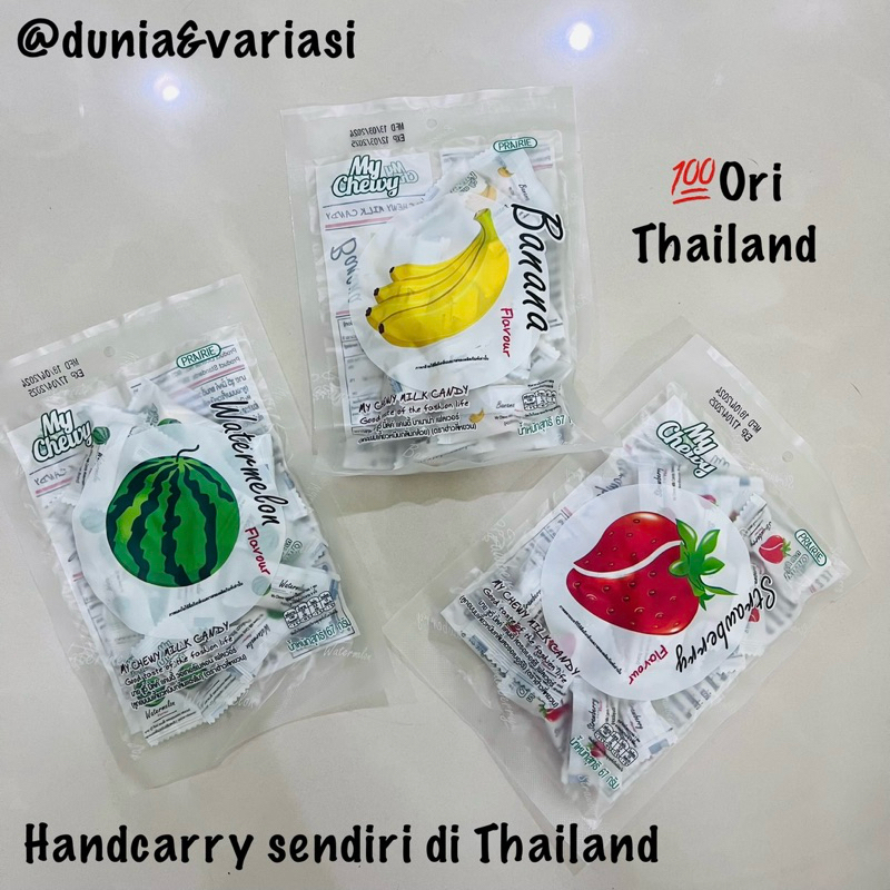 Permen Thailand My Chewy Milk Candy 1 pack