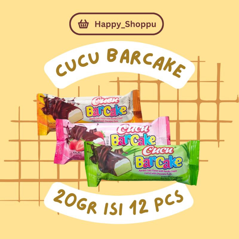 

Cucu Barcake 20gr 12pcs