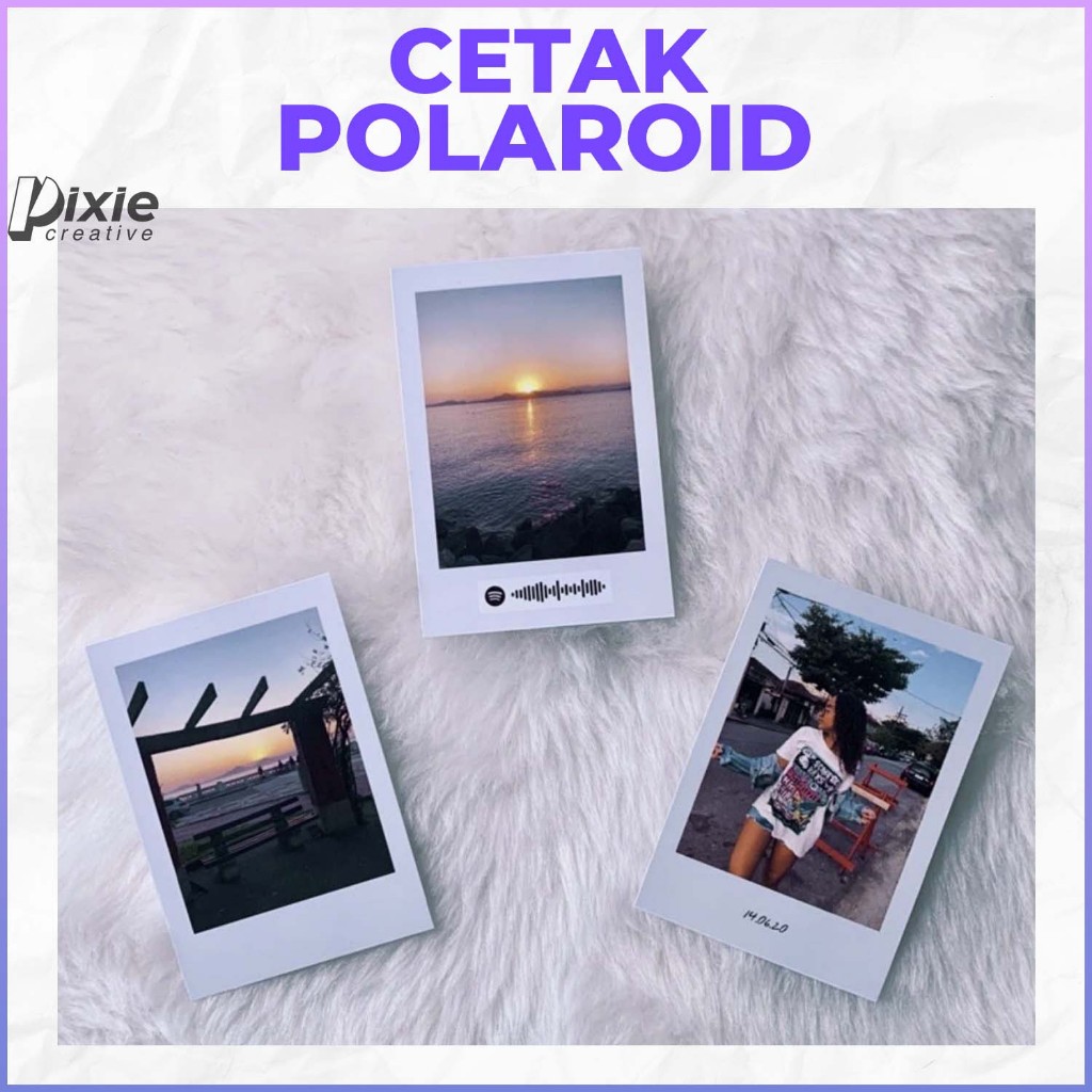 Cetak Foto Polaroid Custom Foto Keluarga Foto Anak Foto Wisuda Foto Liburan