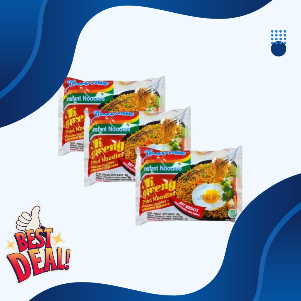 

Indomie Goreng Paket Isi 3 pcs