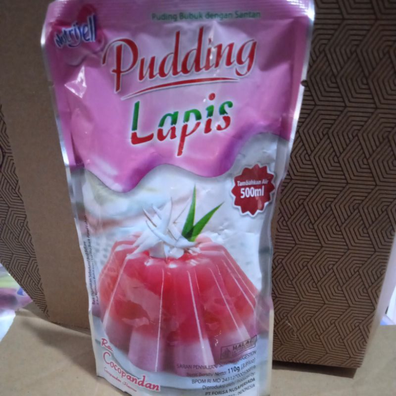 

nutri jell puding susu rasa cocopandan