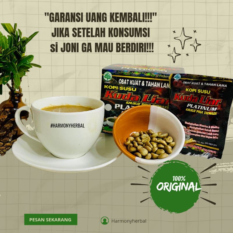 

Kopi Susu Kuda Liar Platinum Original