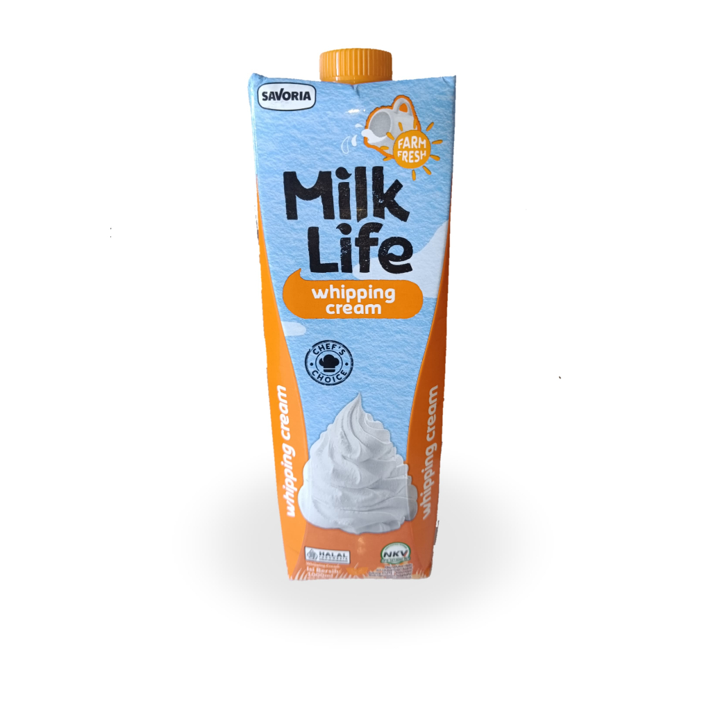 

UHT MILK LIFE WHIPPING CREAM 1L | KRIMER MILK LIFE CAIR 1L