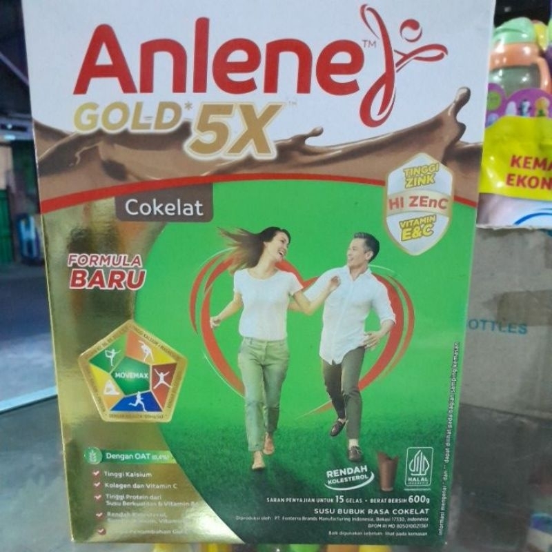 

Anlene gold 5x rasa cokelat 600gram